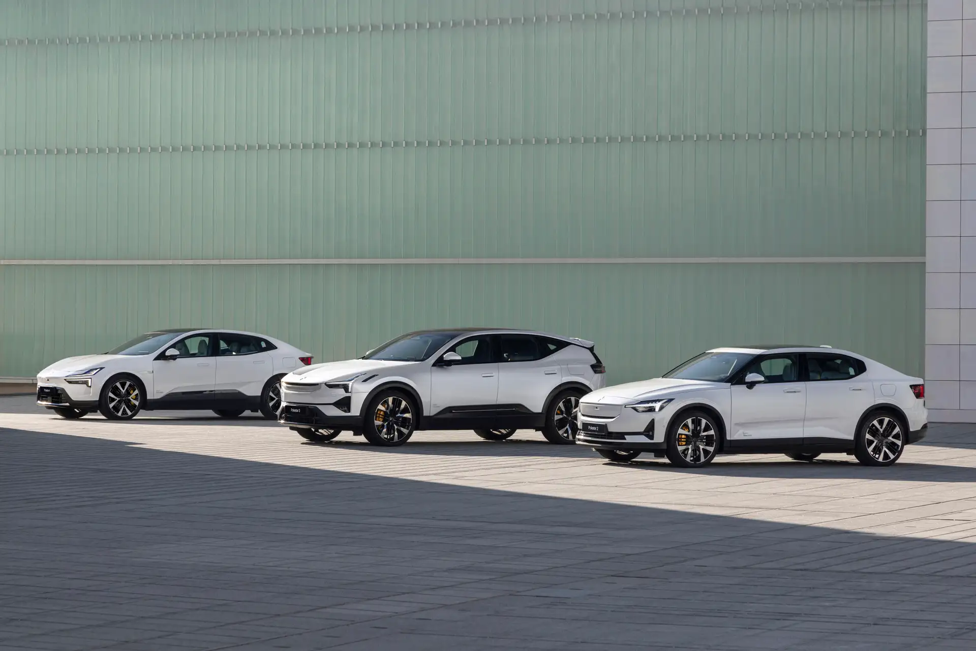 Die verschiedenen Polestar Modelle im Lineup.